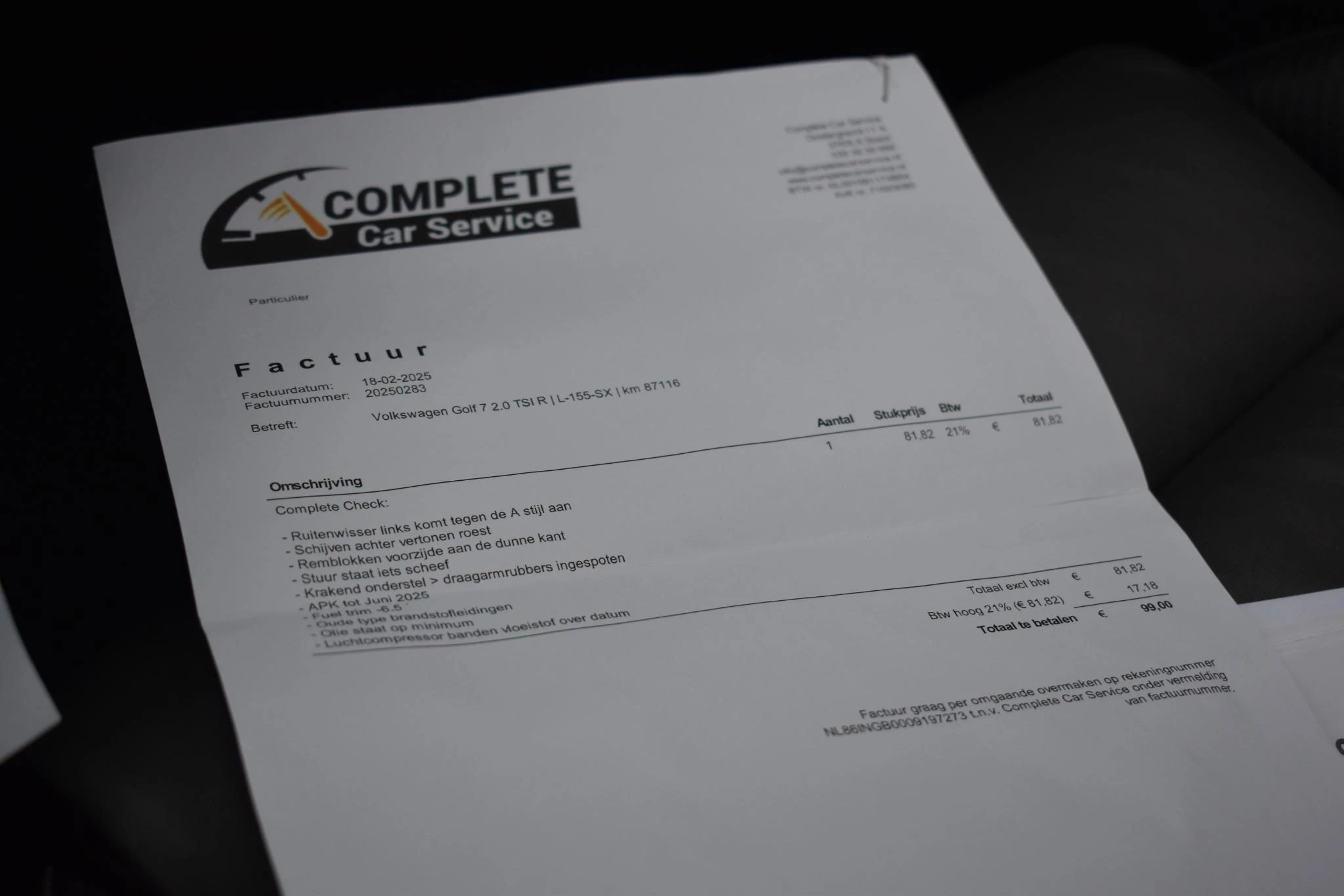 Hoofdafbeelding Volkswagen Golf