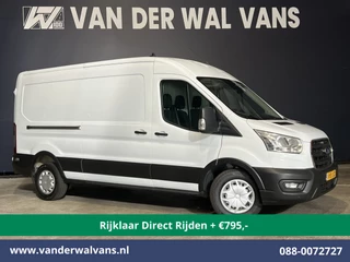 Hoofdafbeelding Ford Transit Ford Transit 2.0 TDCI 131pk L3H2 Euro6 *Rijklaar Direct Rijden* Airco | Camera | Navigatie | Apple Carplay | Android Auto | Stoelverwarming Verwarmde voorruit, Cruisecontrol, Parkeersensoren, Elektrisch verstelbare bestuurdersstoel, Bijrijdersbank
