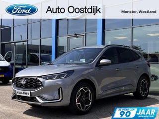 Ford Kuga 2.5 PHEV ST-Line X 243PK Afn. Trekhaak Winterpack Adaptieve Cruise Matrix Koplampen AGR-Stoelen 360-Camera Head-Up B&O Elek. Achterklep 19'' Velgen *2100KG Trekgewicht*