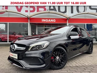 Hoofdafbeelding Mercedes-Benz A-Klasse Mercedes-Benz A-Klasse A 250 AUT. AMG-SPORT FACELIFT 4MATIC 218PK LEER PANO-DAK CAMERA AIRCO LMV PDC