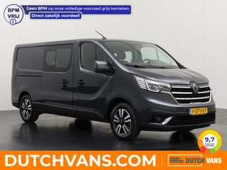 Renault Trafic 2.0BlueDCi 170PK EDC Automaat Dubbele Cabine Exclusive | 2xSchuifdeur | Navigatie | Camera | Airco | Cruise | Trekhaak 