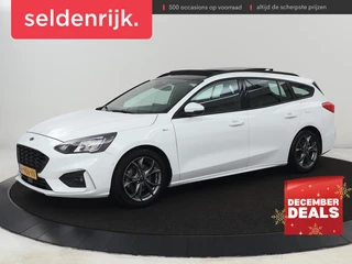 Ford Focus 1.0 EcoBoost ST Line | Panoramadak | Half leder | Trekhaak | Stoelverwarming | Carplay | Camera | Keyless | Navigatie | Climate control | Bluetooth | Parkeerhulp