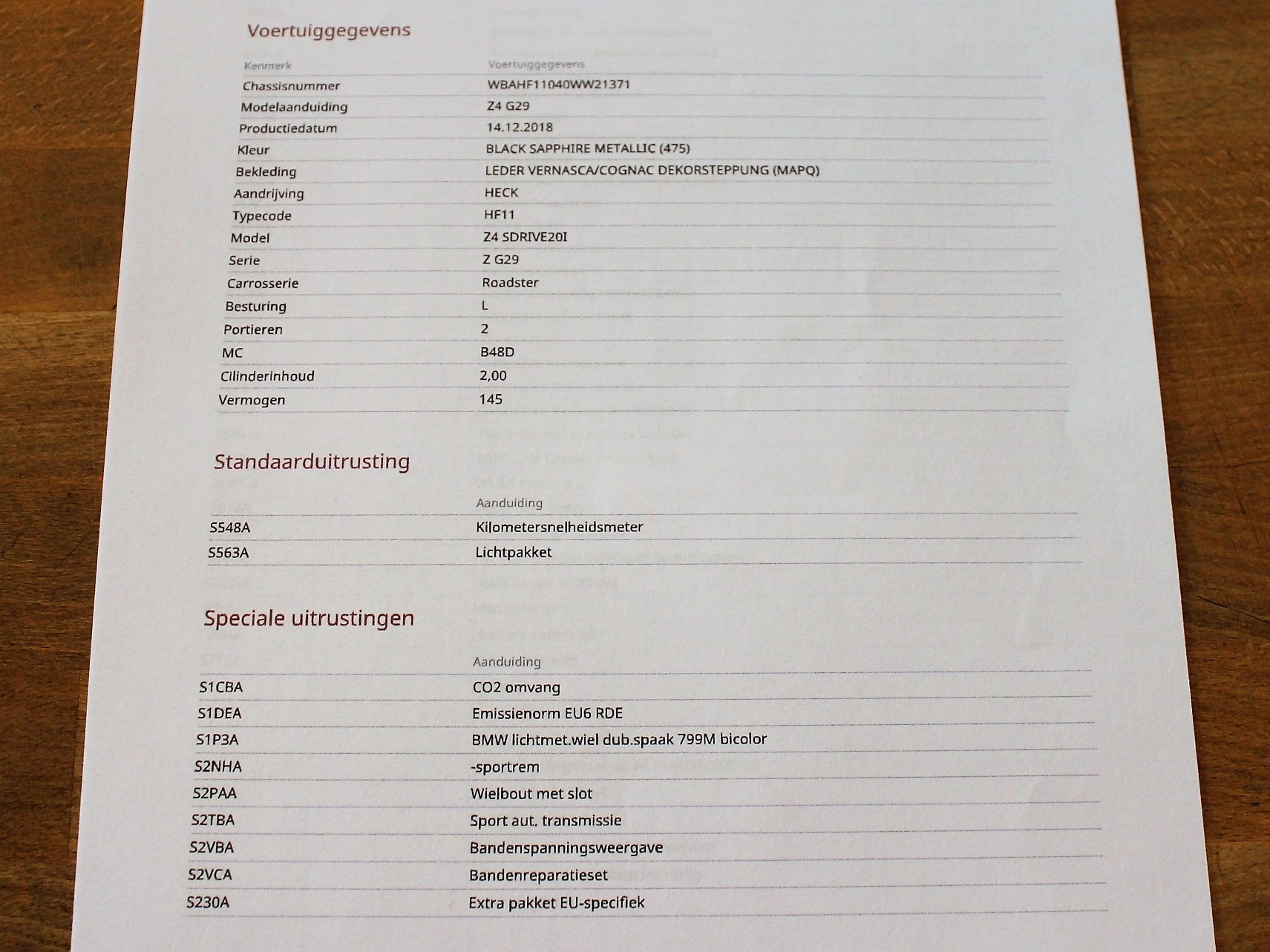 Hoofdafbeelding BMW Z4