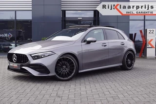 Mercedes-Benz A-Klasse 200 AMG LINE / Panodak / Head-up/ Memory stoelen/ LED/Trekhaak afnb.