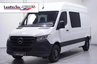 Mercedes-Benz Sprinter 314 CDI 143 pk L2H2 Dubbel Cabine 5p Airco, Trekhaak met opstap, Cruise Control, Luchtvering