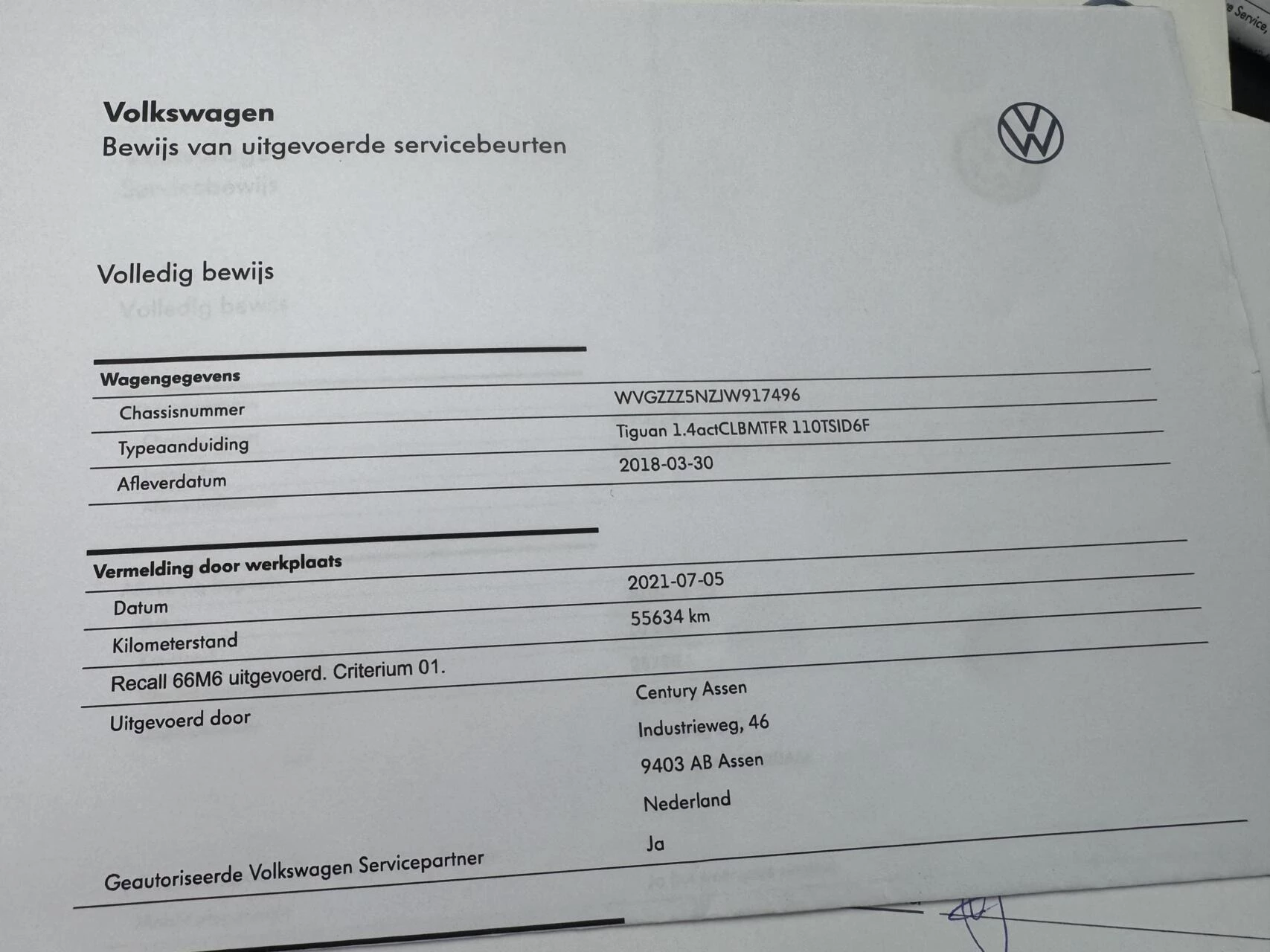Hoofdafbeelding Volkswagen Tiguan