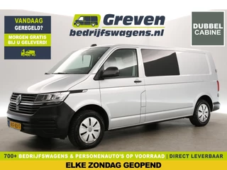 Volkswagen Transporter 2.0 TDI L2H1 | Dubbele Cabine | 5 Persoons | Airco Carplay Cruise PDC Elektrpakket
