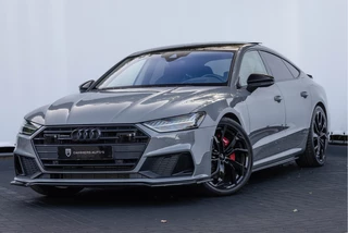 Hoofdafbeelding Audi A7 Audi A7 Sportback 55 TFSi-e 367pk Quattro Pano S-stoelen HuD B&O Trekhaak 21''