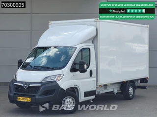 Opel Movano 140PK COMING SOON! Laadklep Bakwagen Airco Cruise Camera Euro6 Meubelbak Koffer 18m3 Airco Cruise control