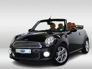 MINI Cooper Cabrio 1.6 AUTOMAAT Chili LEDER NAVI BT STOELVW PDC '15