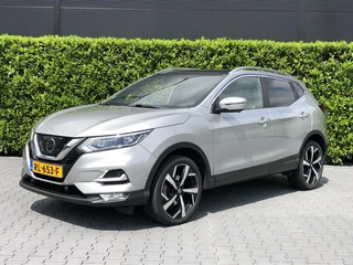 Nissan Qashqai 1.2 Tekna + ,NIEUW MODEL, PANO, LEDER, ECC-AIRCO, CRUISE, 19INCH, LED, 360 CAMERA, NAVIGATIE, BOSE, STOELVERWARMING