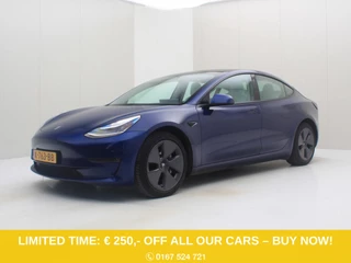 Tesla Model 3 Long-Range AWD 351pk 75 kWh FACELIFT [ WIT LEDER+WARMTEPOMP+AUTOPILOT+620KM WLTP+PREMIUM AUDIO ]