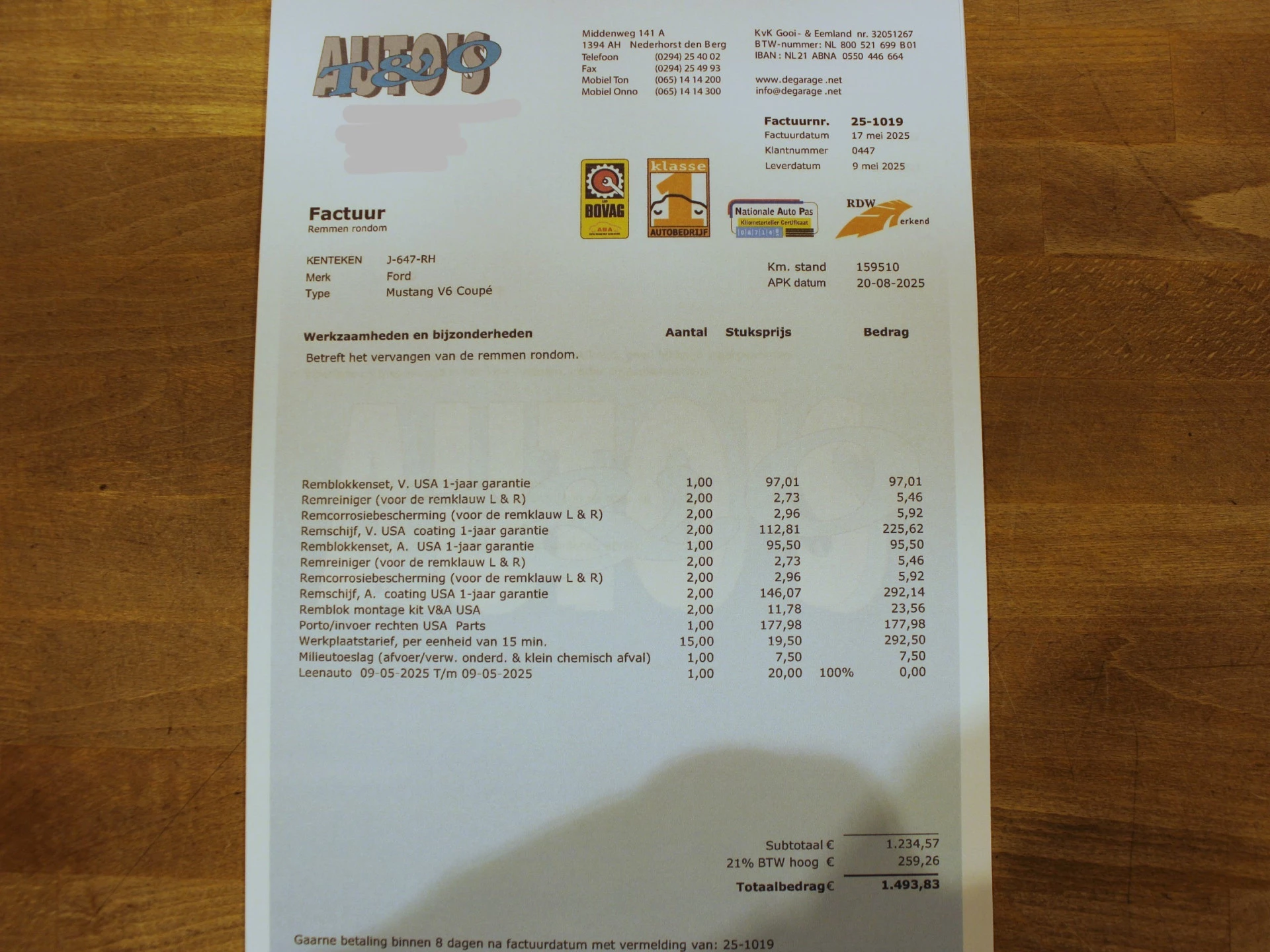 Hoofdafbeelding Ford Mustang