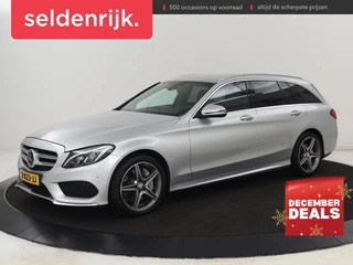 Mercedes-Benz C-klasse 400 4Matic AMG | 333pk | Head-Up |  Adaptive cruise | Leder | Trekhaak | Luchtvering | Burmester Surround | Camera | Stoelverwarming | Navigatie Comand | Park Assist | Full LED