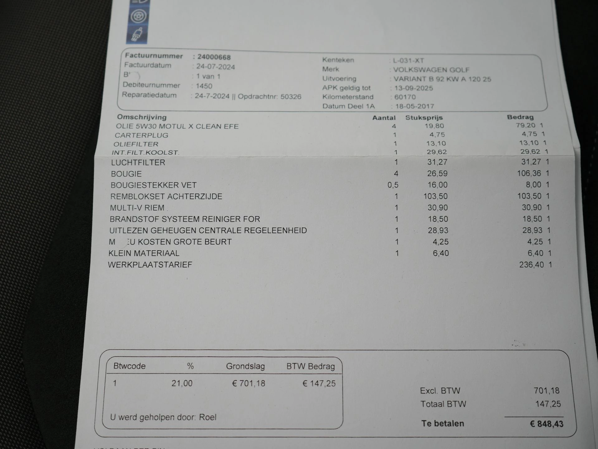 Hoofdafbeelding Volkswagen Golf