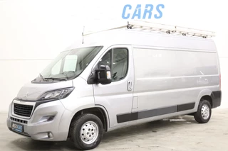 Peugeot Boxer 2.2 BlueHDi L3/H2 GRIJS 165PK LED IMPERIAAL NAVI AIRCO CRUISE CONTROL PDC LEASE V/A € 98,- pm INRUIL MOG