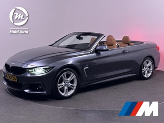 BMW 4 Serie Cabrio 420i High M Sport Edition 184pk Dealer O.H | Lederen Sportstoelen Memory | Navi Pro | Virtual Cockpit | DAB | Stuur / Stoelverwarming | LED | 18"L.M |