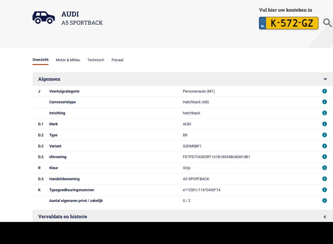 Hoofdafbeelding Audi A5