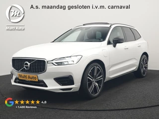 Volvo XC60 Recharge T8 AWD R-Design Plug In Hybrid 391pk Dealer O.H. PHEV | Panodak | Luchtvering | Head Up | Camera | Harman & Kardon | Sportstoelen Memory & Verwarmd | 21"L.M | Apple Carplay | Keyless | Blis | Virtual | Navigatie | DAB |