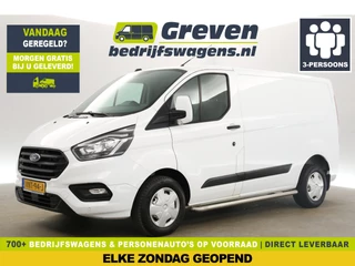 Ford Transit Custom 280 2.0 TDCI L1H1 Airco Cruise Parkeersensoren 3 Persoons Elektrpakket Schuifdeur
