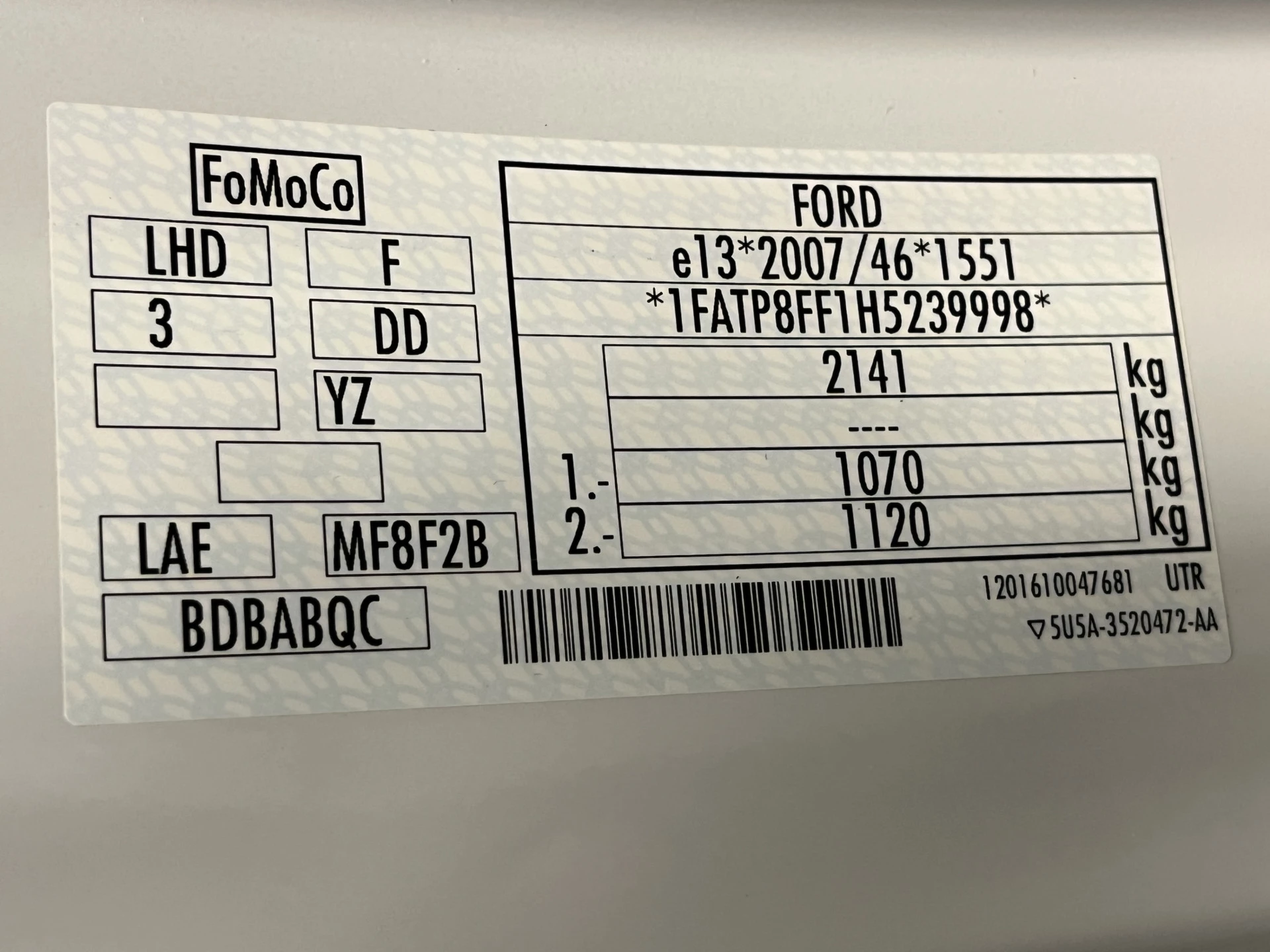 Hoofdafbeelding Ford Mustang