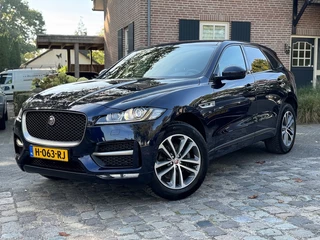 Hoofdafbeelding Jaguar F-PACE Jaguar F-PACE 2.0t AWD Premium R-Sport Edition panodak,zwartleer,dglas,navi,led,lmv