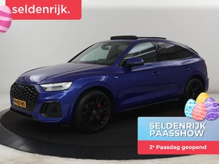 Audi Q5 Sportback 55 TFSIe S edition | Panoramadak | Bang & Olufsen | Stoelverwarming | Adaptive cruise | Luchtvering | Matrix LED | 21'' | Carplay | Half leder | Navigatie | Camera | S Line | PHEV | Plug In
