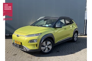 Hyundai Kona BJR 2020 EV Fashion 64 kWh 204 PK TWO TONE! | LEDER | CAMERA | STOELVERWARMING | HEAD-UP DISPLAY | FULL LED | ELEK. STOELEN