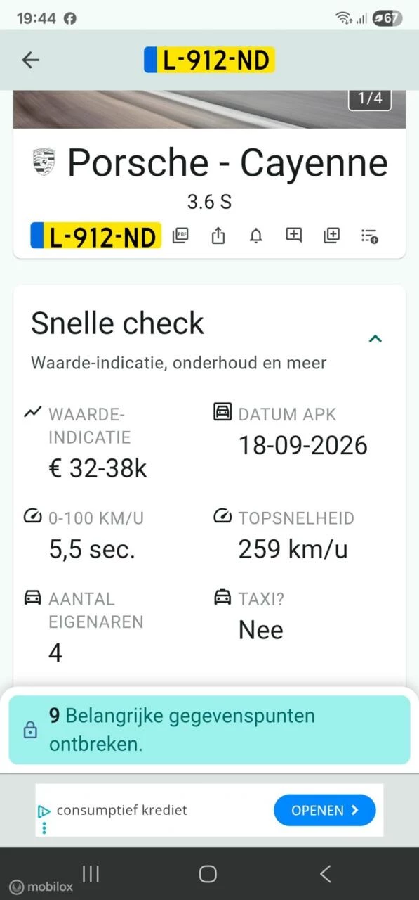 Hoofdafbeelding Porsche Cayenne