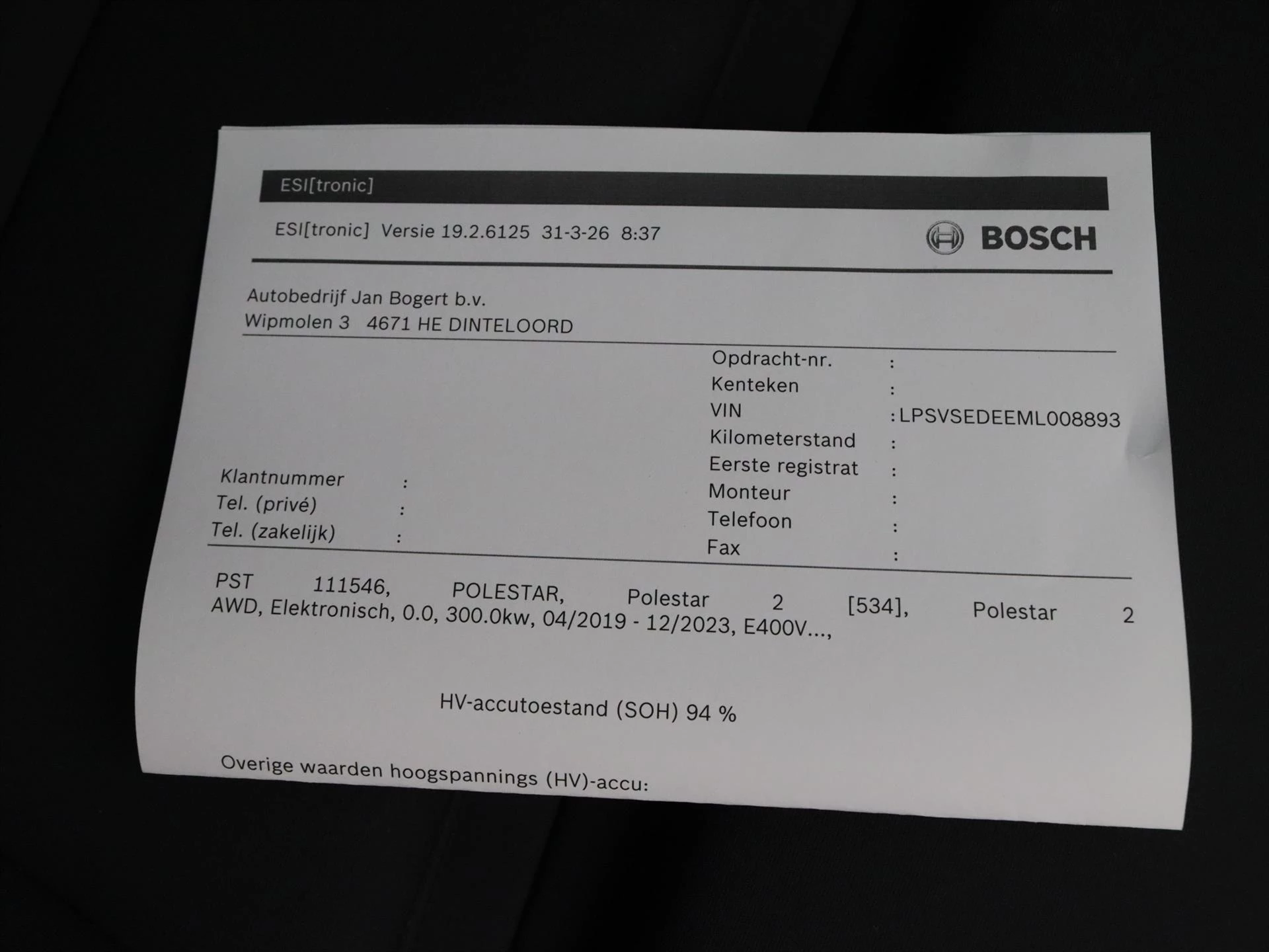 Hoofdafbeelding Polestar 2