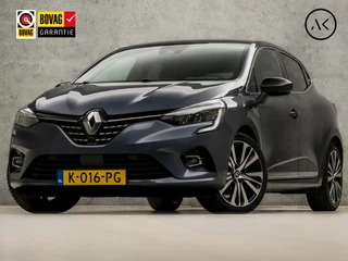 Renault Clio 1.6 E-Tech Hybrid 140 Initiale Paris 140Pk Automaat (APPLE CARPLAY, GROOT NAVI, CAMERA, LEDER, BOSE AUDIO, GETINT GLAS, STOELVERWARMING, ZWART HEMEL, KEYLESS, NIEUWSTAAT)