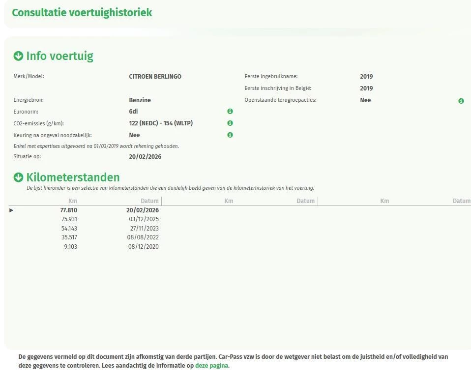 Hoofdafbeelding Citroën Berlingo