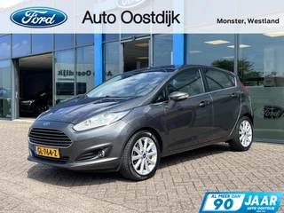 Ford Fiesta 1.0 EcoBoost Titanium 100PK NIEUWE DISTRIBUTIERIEM!!! Cruise Navi Verwarmde Voorruit Climate Parkeersensoren Achter *Compleet*