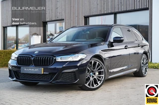 BMW 5-serie Touring 530e Business Edition Plus M | M Pakket | Shadow Line | Elektrische trekhaak | Stoel en stuurwielverwarming | Sfeerverlichting | Laser koplampen | Elektrisch verstelbare stoelen met geheugen | Cruise Control | DAB |