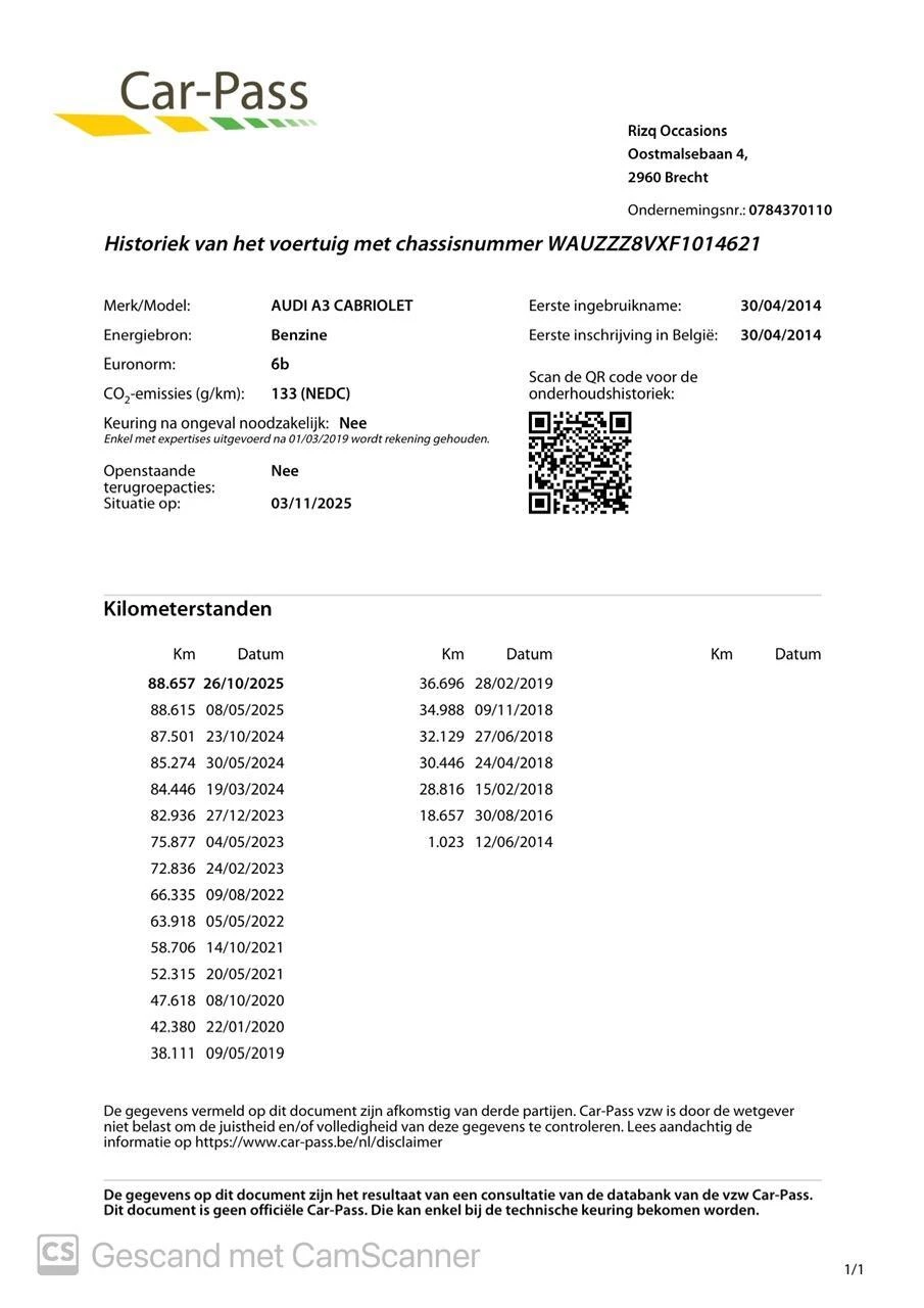 Hoofdafbeelding Audi A3