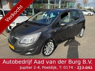 Opel Meriva 1.4 Turbo Cosmo Navigatie , Parkeerhulp voor & Achter , Trekhaak , 17 inch velgen , Hoge instap , Goed onderhouden bij opel dealer , 1e eigenaar