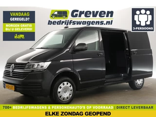 Volkswagen Transporter 2.0 TDI L1H1 Airco Camera Carplay Cruise 2xSchuifdeur 3 Persoons Elektrpakket