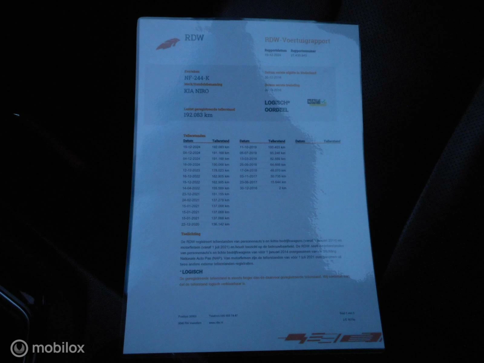 Hoofdafbeelding Kia Niro