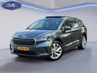 Skoda Enyaq iV 80, panoramadak, achteruitrijcamera, stoel-stuurverwarming, 1/2 leder, vele opties,, eerste eigenaar