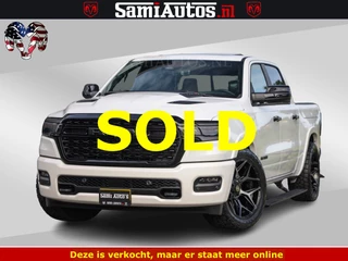 Dodge Ram Pick-Up Limited Night High Output 540HP 706Nm | Massage + Full Option | De Meest Luxe en Volle in zijn Klasse | Comfortabele Dubbele Cabine met Royale 5 Zitplaatsen | BPM vrij | Nu Leverbaar uit Voorraad | Voorraad Nr 2352 - 7649