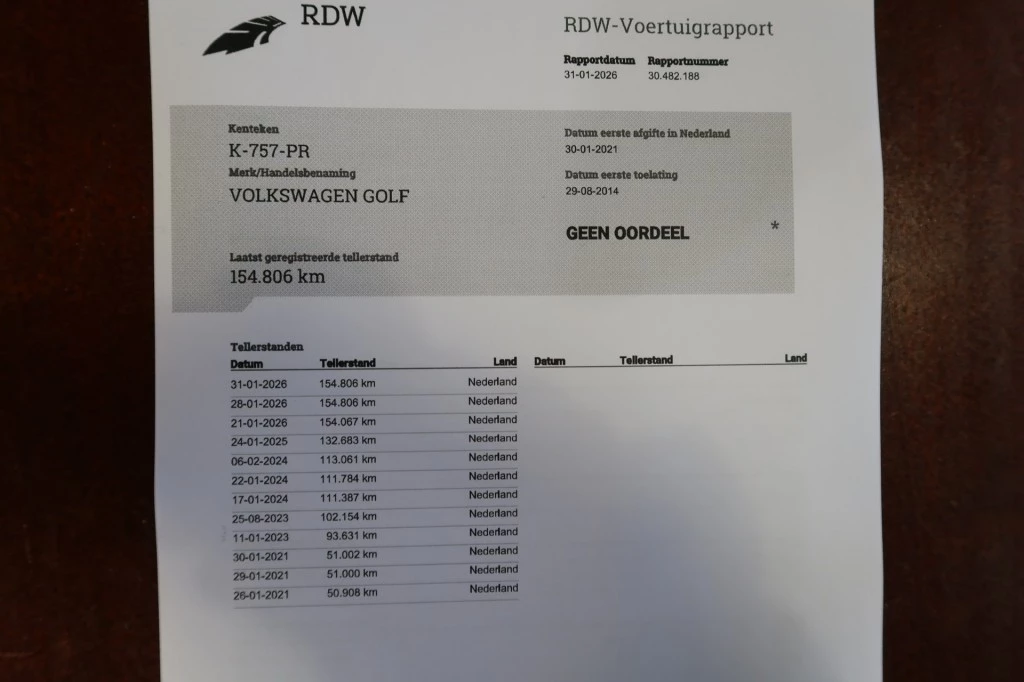 Hoofdafbeelding Volkswagen Golf