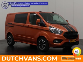 Ford Transit Custom 2.0TDCI 185PK Sport Dubbele Cabine | Leder | Led | Navigatie | 2xSchuifdeur | Trekhaak 2500Kg