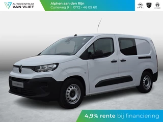 Citroen ë-Berlingo 136 Flex Crewcab L2 50 kWh | 5 PERSOONS | GRIJS KENTEKEN | CARPLAY | NAVIGATIE