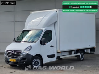 Opel Movano 135PK Bakwagen Lat om Lat Achterdeuren LED Navi Airco  Cruise Euro6 APK 02-2026 Meubelbak Koffer 21m3 Airco Cruise control