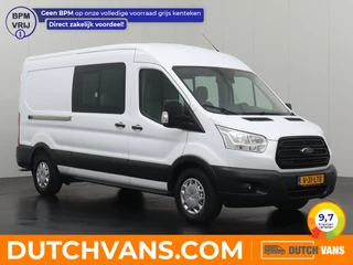 Ford Transit 2.0TDCI 130PK L2H2 Dubbele Cabine | 2800Kg Trekhaak | Navigatie | Camera | 7-Persoons