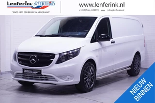 Mercedes-Benz Vito 114 CDI 136 pk Lang Airco, 19"LMV Sidebars, Bumpers in Kleur, Zwarte Grille, Cruise Control, 3-Zits