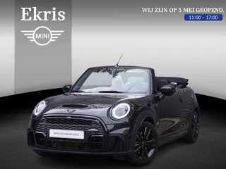 MINI Cabrio Cooper S John Cooper Works Uitvoering | 17" LM JCW Track Spoke zwart | Piano Black Exterior pack | Harman-Kardon sound system | MINI Head-Up Display