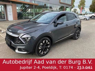 Kia Sportage 1.6 T-GDi PHEV 265pk  65 km Volledig elektr. rijden hierna Hybride aandrijving , 19 inch Velgen , Priveglas, Stoel elektr. verstelbaar ,  Stoel & Stuur verwarming ,  Led koplampen  Electr, verstelbare voorstoelen