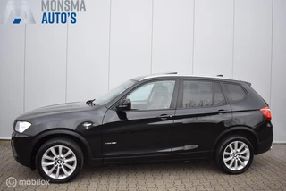 Hoofdafbeelding BMW X3 BMW X3 xDrive35i High Exe Sapphirschwarz Pano Leder Sportstoel Memory Xenon Elek. trekhaak