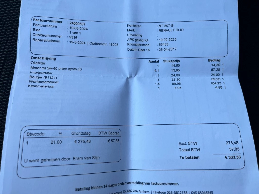 Hoofdafbeelding Renault Clio